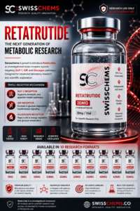 Read more about the article Swisschems Retatrutide: Introducing the Next Generation of Metabolic Research